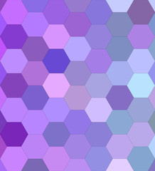 Light purple hexagon mosaic background design