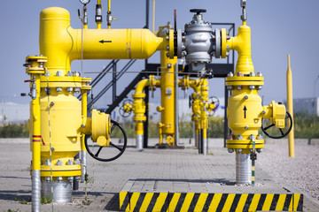 Yellow pipes nad valves
