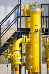 Yellow pipes nad valves