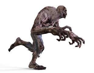 Fototapeta premium 3D Illustration Zombie Monster