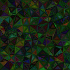 Dark color triangle mosaic vector background