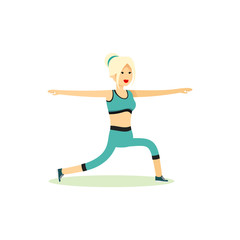 Girl posing pose yoga