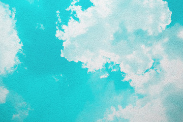 Fototapeta na wymiar Blue sky frosted glass texture as background