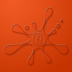 ikona plama wody wektor  © vempireart