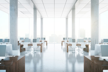 Coworking office interior