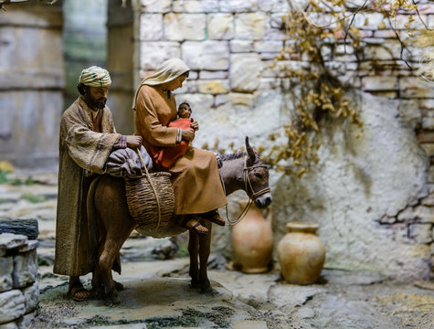 Presepe, fuoco selettivo