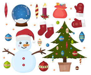Christmas icon collection