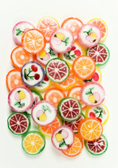 Gummy Bear Candy Colorful Background