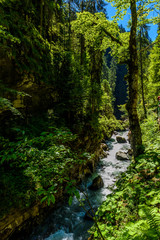 Breitachklamm - Gorge with river in South of Germany