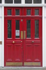 Fototapeta na wymiar Red Doors