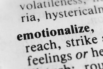 Obraz premium Emotionalize