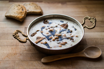 Turkish Yuvalama Soup.
