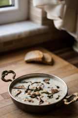 Turkish Yuvalama Soup.