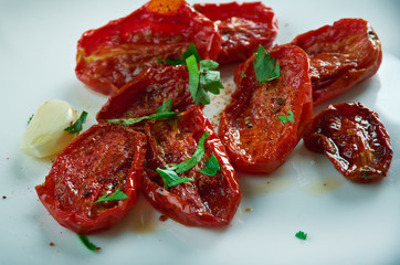 Sun-dried tomatoes.