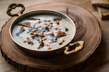 Turkish Yuvalama Soup.