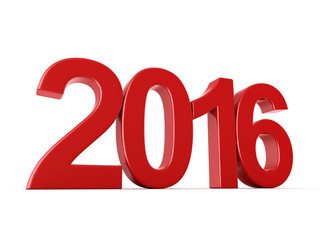  2016 New Year digits