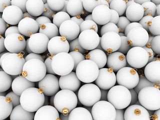 White Christmas ball