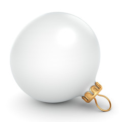 White Christmas ball