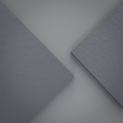 3D rendering of abstract square background