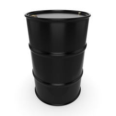 3D rendering black barrel