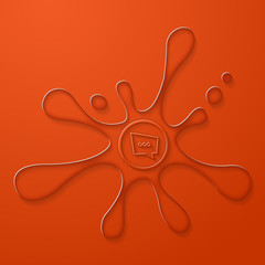 ikona plama wody wektor  © vempireart