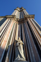 Domfassade in Orvieto