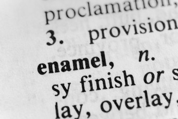 Obraz premium Enamel