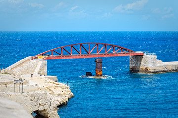 St. Elmo bridge, Valletta, Malta