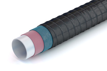 pipe with insulation coatings