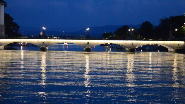 Z&uuml;rich am Abend
