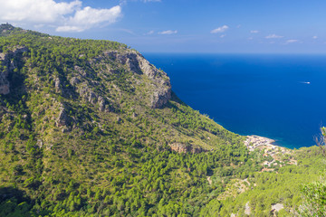 Fototapeta na wymiar Beautiful view of Sierra de Tramuntana, Mallorca, Spain