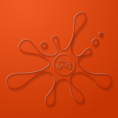 ikona plama wody wektor © vempireart