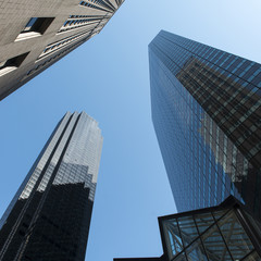 Fototapeta na wymiar Skyscrapers in Manhattan, New York City