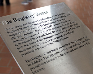 The Registry Room on Ellis Island, Jersey City, New York - 120627859