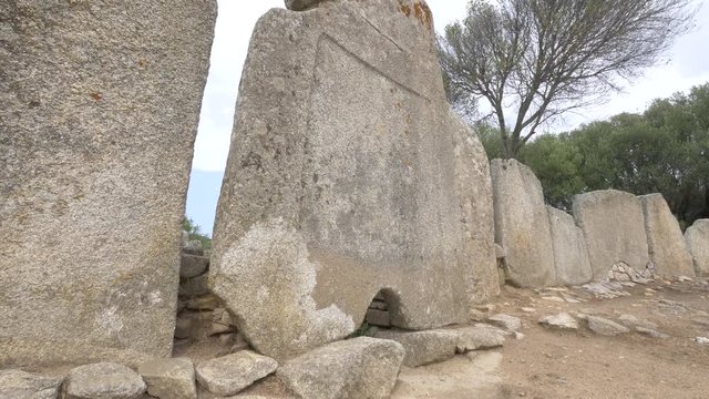 Nurag's in Sardinia. Archeological landmarks of Italy. 