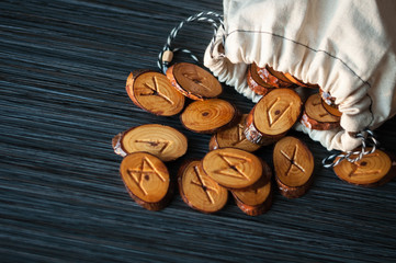 magic runes with their hands