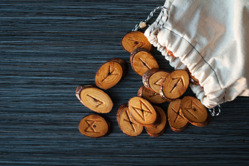 magic runes with their hands