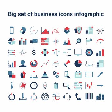 Business and infographic Icon set