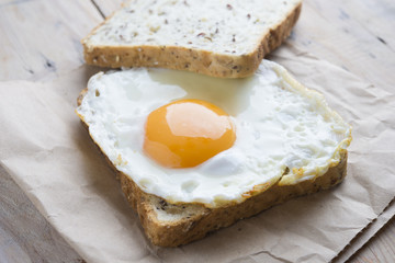 Eggs fried