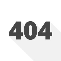 404 Not found error sign