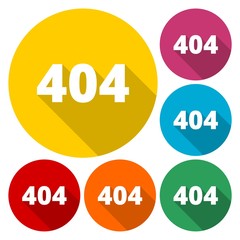 404 Not found error sign