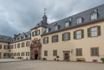 Fototapeta na wymiar Schloss Bad Homburg, Innenhof mit Oberem Tor