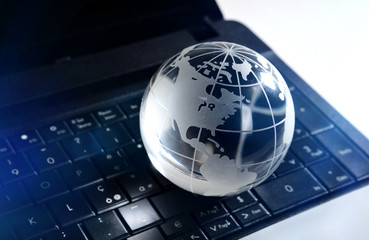 Fototapeta premium global computer concept