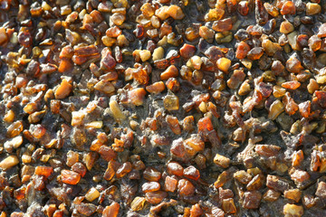 amber rocks small texture