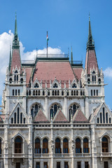 Fototapeta premium Hungarian Parliament Building (or House of Nation). Budapest.