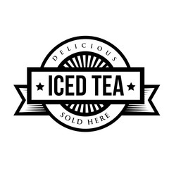 Vintage Iced Tea sign or logo