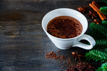 Delicious hot chocolate