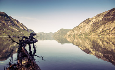 Fototapeta na wymiar sognefjord in norway