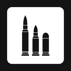 Bullets icon in simple style on a white background vector illustration