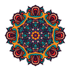 abstract mandala flower pattern ornamental